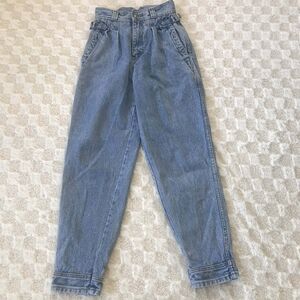 Classic High-Rise Blue Denim Jeans